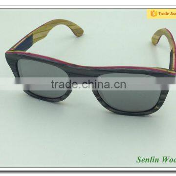 Fashion Style Bamboo Sunglasses Custom Logo Free Wooden Frame Material Bamboo Wooden Sunglasses Sunglasses