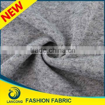 Professional knit fabric manufacturer Garment use Spandex cvc yarn fabric forbranded woolen sweater