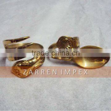 Spoon Folk Brass Napkin Rings