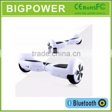 White bluetooth scooter 6.5 inch Smart drifting scooter two wheels self balancing electric scooter