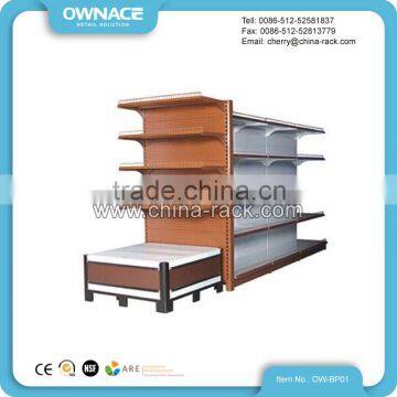 High Quality Pegboard Supermarket Shelf /Perforated Display Stand