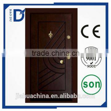 Armored Cheap Accordion Doors Carved Wooden Door Design ce Certificate Cheap China Imports photo-2