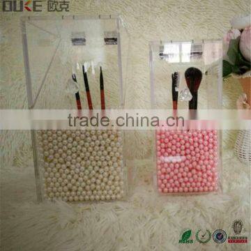 factory wholesale good quality acrylic cosmetic organizer with lid