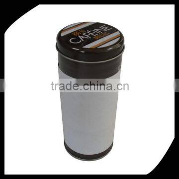 small round metal tin boxes/tea tin box