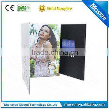4.3 Inch AVI Sex Video Brochure with TFT Screen Video in Folder Video in Card
