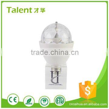 Talent CH-WTD new design e27 rgb rotating led magic ball bulb light