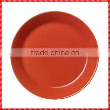 Simple Custom Glazed Terracotta Round Tableware Dinnerware