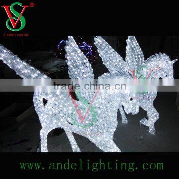 LED 3D Flying Horse Light Decorative Light photo-3
