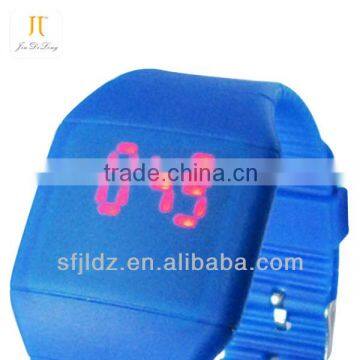 China Wholesale Custom Silicon Led Watch Colorful Lights Watch Case