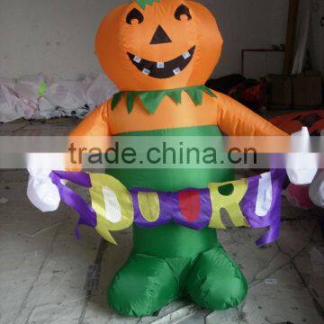 Inflatable halloween pumpkin