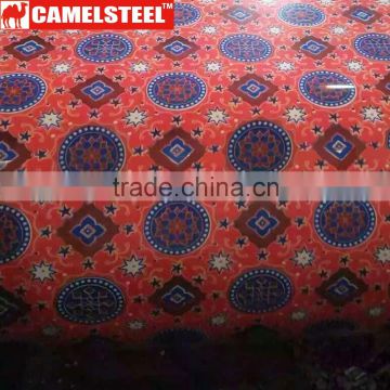 Gravure print mild galvanized color steel sheet and coil