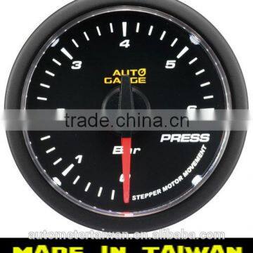52mm white LED / clear lens basic type Fuel Pressure analog gauge /with FP sensor