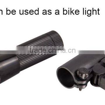 1W Aluminum Zoom Focus Flashlight Hunting Hand Torch Led Search Light photo-2