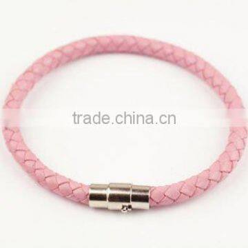 Woven Leather Cord Bracelet