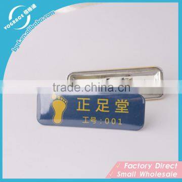 Custom advertising gifts badges/wholesale tin plate badge