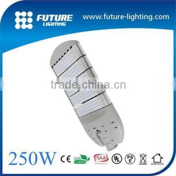 250 w Stretching Aluminium led street light parking lot , pathway 250w led street light for outdoors