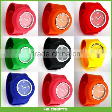 Slap watch quartz sports watch wrist unisex mix colors for choosing