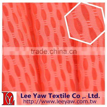 Polyester Spandex Jersey Mesh Fabric With Wicking Treatment