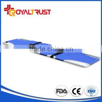 Aluminum Material and Hospital Trolley Specific Use transport folding stretcher