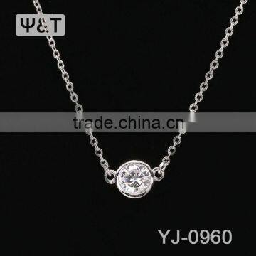 Designs for Women Virgin Mary Diamond Ball Pendant Necklace