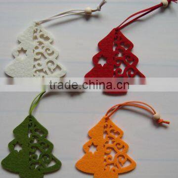 Christmas Felt crafts tree shaped Hanging decoration xmas tree ornament gifts