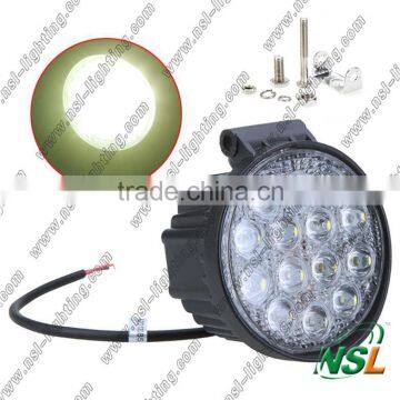 42W LED work Light off-road SUV, ATV 4X4 tractor light headlight LED driving light 42W,LED headlight Worklamp Car accessori