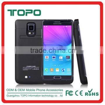 4800mAh backup battery case power charging case power bank stand cover for note4 n9100
