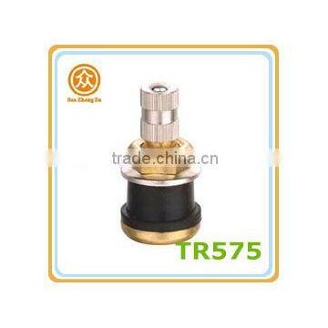 TR575 Tubeless Truck & Bus Tire Valves/High-Quality Nickel-plated Metal Valve
