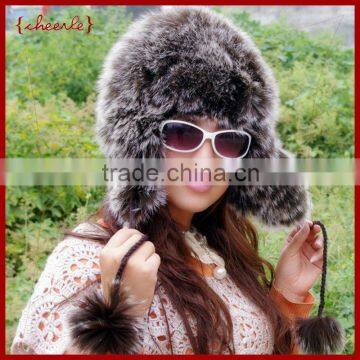 New Style Pretty Lady's Fashionable Fur Headgear Fox Fur Headgear(CHF0007)