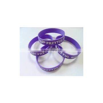 Custome Logo Silicone Wristbands