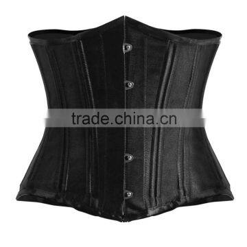 Underwear factory hot sale body slimming corset with 24 steel boned