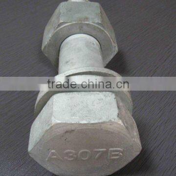 Hot Dipped Galvanized Hex Head Bolts and Nuts photo-3