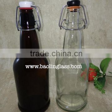 0.5L amber beer growler beer glass bottles