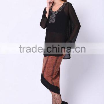 2016 PRETTY STEPS Winter Collections Elegant Ladies Longsleeve Dress Beautiful Lady Fashion Dress photo-3