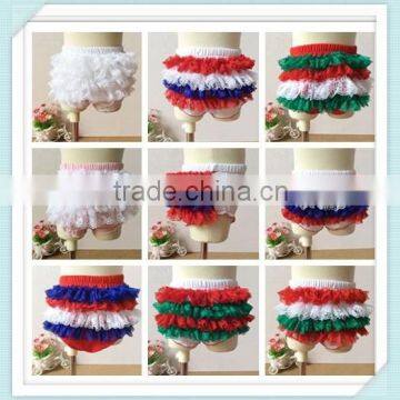 American Stars Baby Satin Bloomer-Patriotic Ruffle Baby Diaper Cover-Petti Cheap Festival Infant Outfit No Moq Bloomer