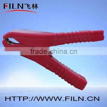 80mm complete insulated iron battery alligator clip