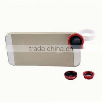 HOT SALE 3 in 1 Lens Zoom Lens for Mobile Phone Fisheye Lens Wide Angle Lens Marco Lens