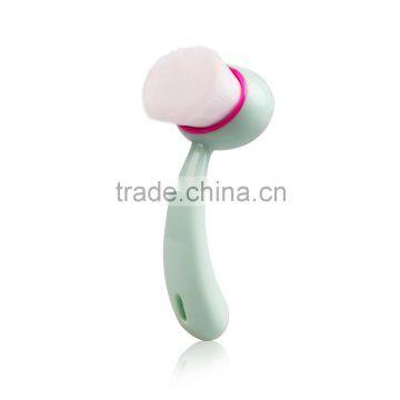 New Product Market Plastic Green Handle RUYI Cleansing Face Brush