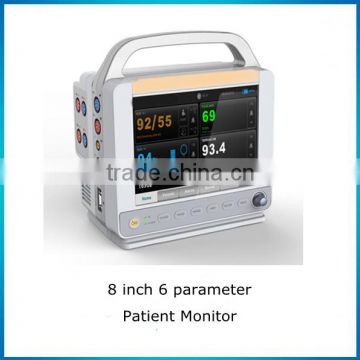 8 Inch Patient Monitor 6 parameter ECG NIBP RESP TEMP SPO2 PR RPM-9000D2 Optional ETCO2