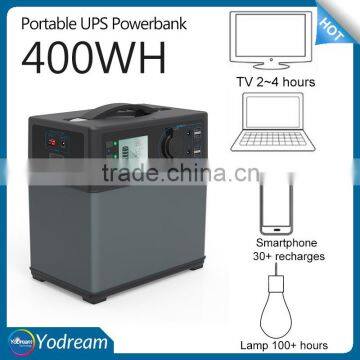 Home Use 400wh Ups Mini Portable Solar Generator For Marine Electricity Supply Portable Emergency Power Station