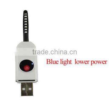 USB Plastic Eye Lashes Heated Curler Sensor Makeup Beauty Tools Rechargeable White ABS+Ceramic photo-4