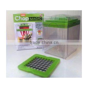 Food Chopper, Fruit Vegetable Slicer, Chop Magic Manual Food Processor