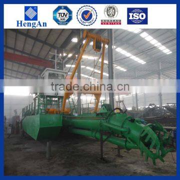 hydraulic small suction dredger cleaning mud sand