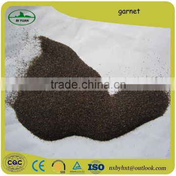 Garnet 20/40 mesh, 30/60 mesh for sandblasting media, garnet waterjet cutting 80 mesh