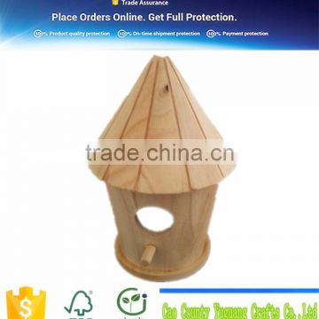 Good Material simple design best price wood bird house