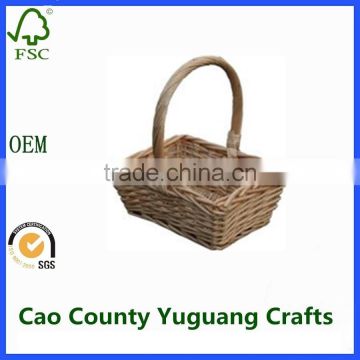 wicker rectangle shopping easter baskets