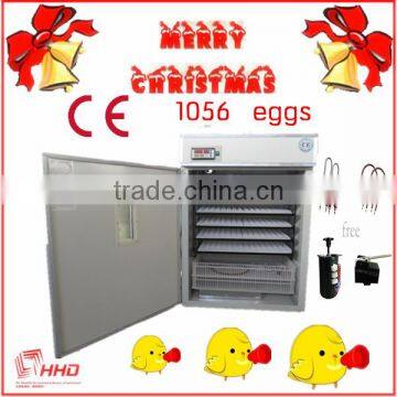 HHD 1056 Half Setter & Half Hatcher Combined Together Full Automatic Used Chicken Egg Incubator for Sale