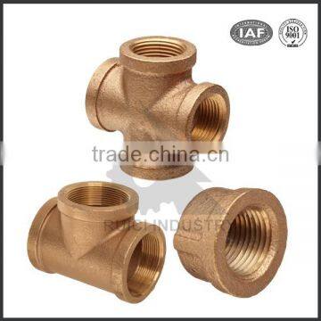 Customized cnc precision machinied brass thread tube fittings pipe