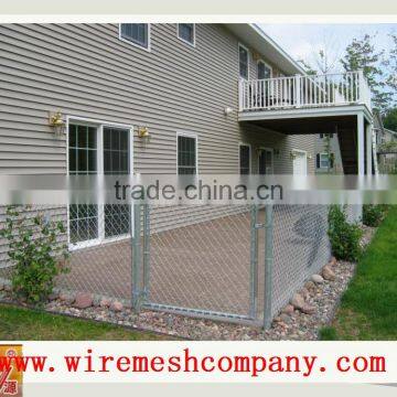 Chain link fence poles/Galvanized chain link fence price/dog proof chain link fence