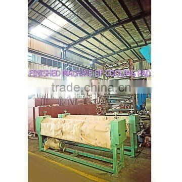 evaporative cooling pad making machine